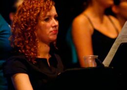 Lúcia Rodrigues ao piano
