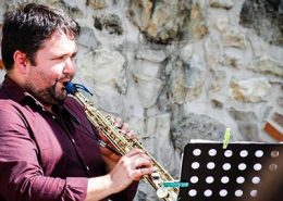 saxofonista Pedro Carvalho