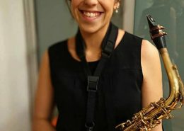 saxofonista Nádia Moura