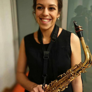 saxofonista Nádia Moura