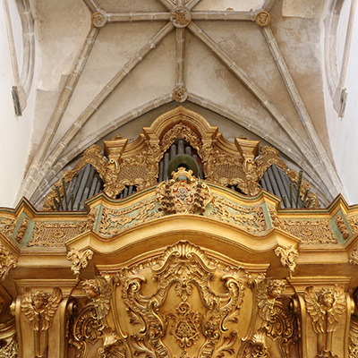 Órgão da antiga sé de Elvas, igreja de Nossa Senhora da Assunção