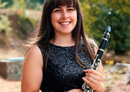 Mariana Cardoso, clarinetista natural do concelho de Seia