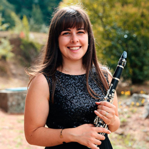 Mariana Cardoso, clarinetista natural do concelho de Seia