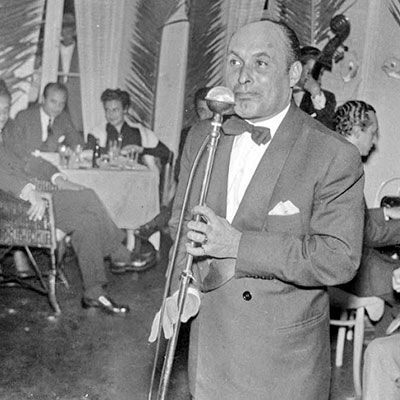 Max, cantor, no Funchal em 1963, em homenagem da Câmara Municipal do Funchal