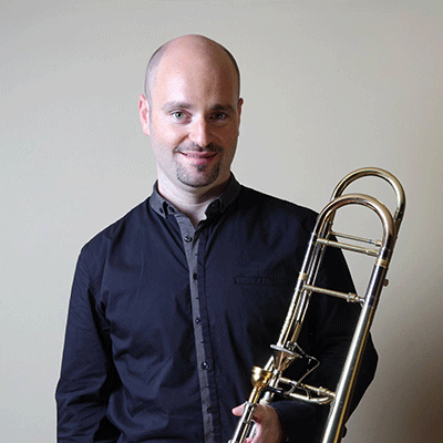 Vítor Faria, trombonista, pedagogo e compositor de Guimarães