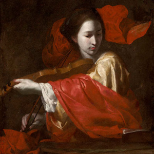 Santa Cecília, Bernardo Cavallino (1616-1646), Museum of Fine Arts, Boston (EUA)