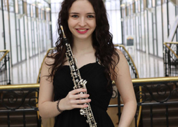 Margarida Martins, oboísta, de Braga
