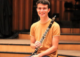 Pedro Minhava Reis, clarinetista, de Montalegre