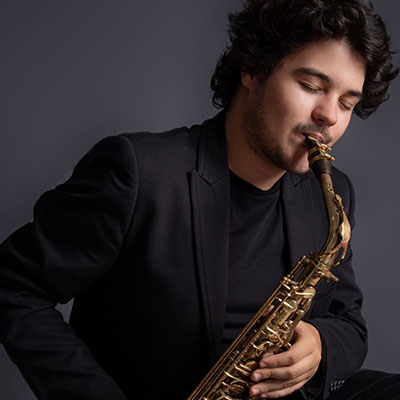 Manuel Teles, saxofonista, créditos Sara Palma