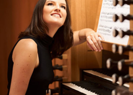 Laura Silva Mendes, organista e pianista, de Machico, Madeira