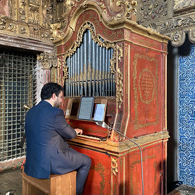 Gregório Gomes, organista, créditos AMPO