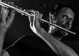 Paulo Curado, flautista e saxofonista, créditos Nuno Martins