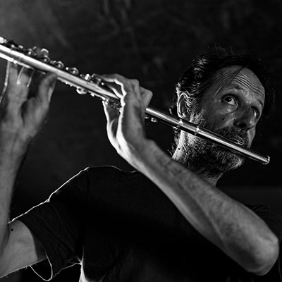 Paulo Curado, flautista e saxofonista, créditos Nuno Martins