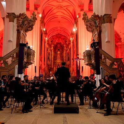 Orquestra AMASING na igreja do mosteiro de Pombeiro, 2025